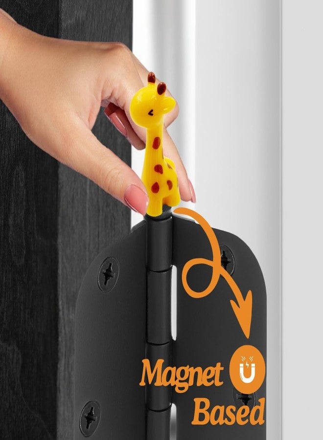 Wallertree Mini Giraffe Hinge Head Animals Set of 3 - Magnetic Hinge Head Home Decoration - Door Hinge Heads Decorative Topper Miniature - Image 2